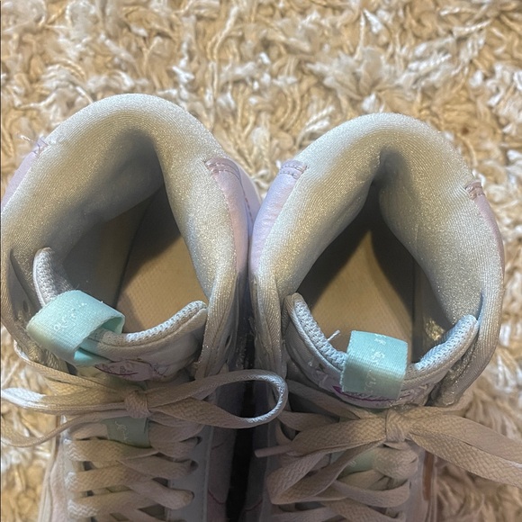 Nike Kid’s High-Top Sneakers - Gold-Purple - Picture 6 of 7